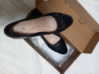 Zapatos Clarks de piel negros