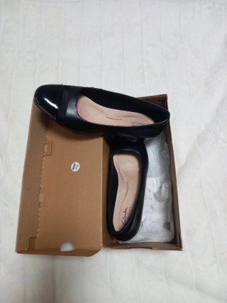 Zapatos Clarks de piel negros
