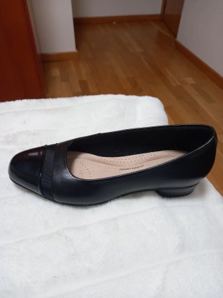 Zapatos Clarks de piel negros