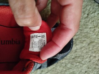 Zapatillas Columbia Remond niño T27 gris/rojo