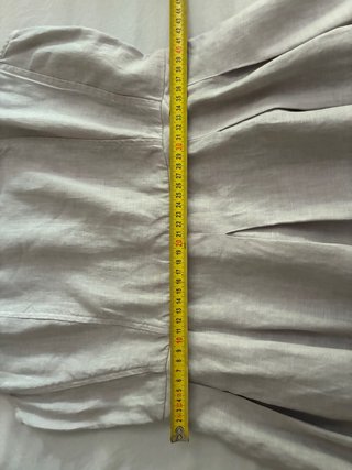 Vestido Adolfo Dominguez Lino Pedrería Talla M