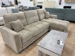 Sofá Cama Chaiselongue 265cm Reversible Beige