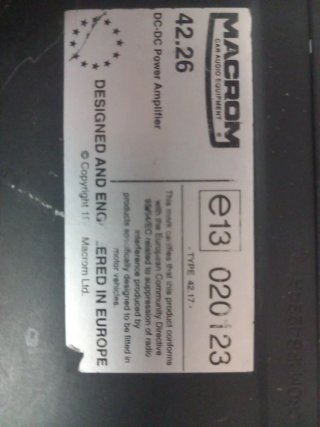 Amplificador de coche
