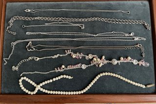 Lotto Bijoux Vari Argento e Rosa