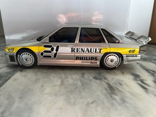 Renault 21 Super Production Otto 1:18 Plata