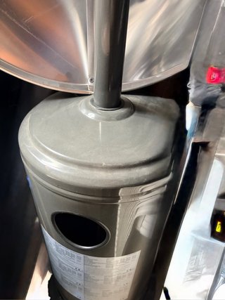 Estufa de terraza a gas butano