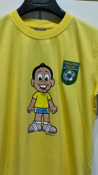 Lotto 3 T-shirt Ronaldinho Gaucho bimbo 10 anni