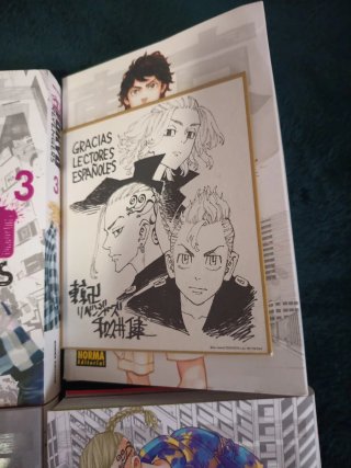 TOKYO REVENGERS manga 1-7 + shikishis