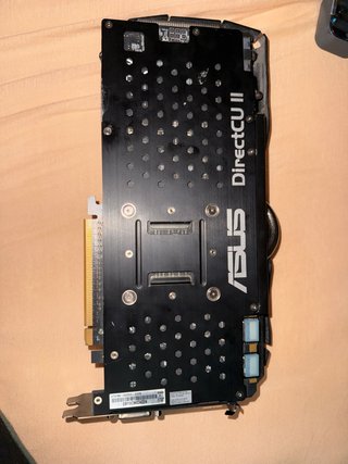 Tarjeta Gráfica sin testear Asus GTX Direct CU II
