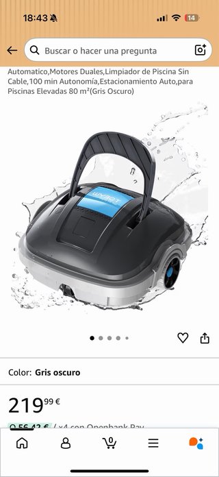 Robot Limpiafondos WYBOT Osprey 200 MAX