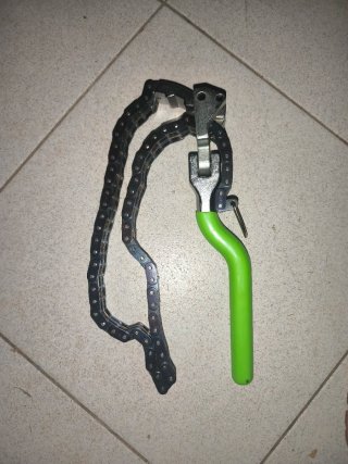 Llave filtro aceite cadena
