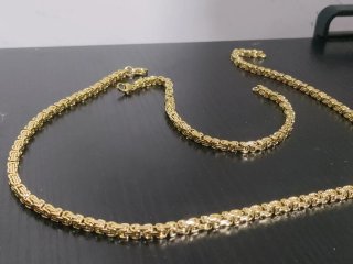 Set Collana e Bracciale Dorati