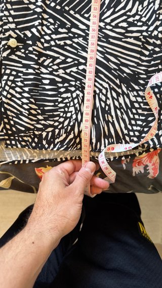 Camisa hombre manga corta estampada