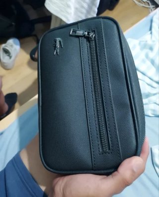 Riñonera Lacoste Negra