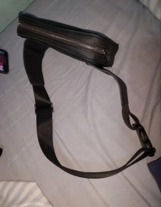 Riñonera Lacoste Negra