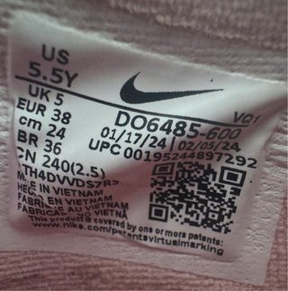 Nike Dunk Low Rosa Talla 38