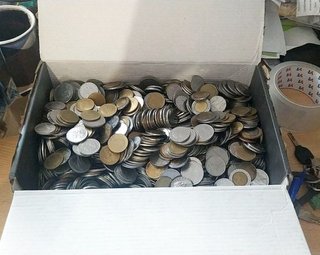 duecento vecchie monete miste