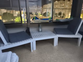 Juego mesa y sillones jardín