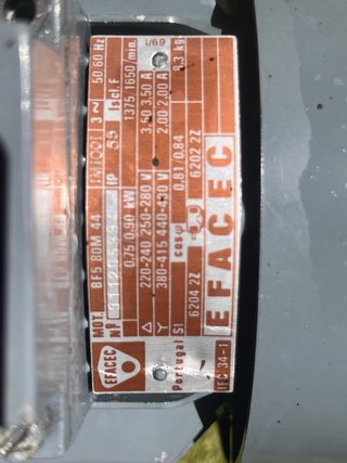 Motor Eléctrico Trifásico EFAC