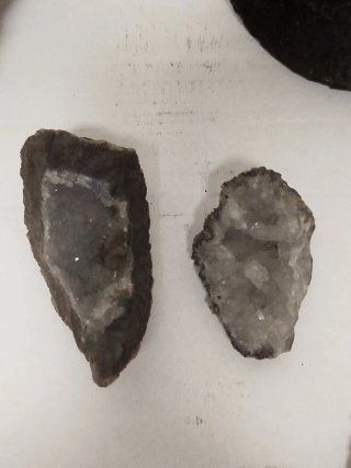 Collezione pietre minerali