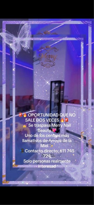 Se traspasa local de estética, uñas y pestañas