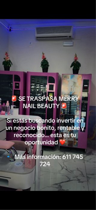 Se traspasa local de estética, uñas y pestañas