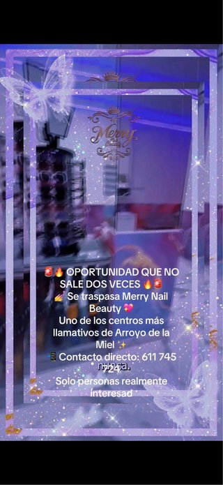 Se traspasa local de estética, uñas y pestañas