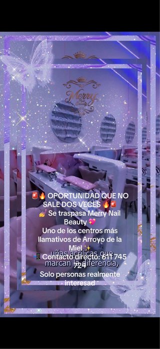 Se traspasa local de estética, uñas y pestañas