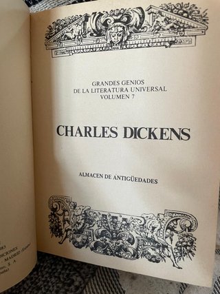 (Antiguo)Almacén de antigüedades – Charles Dickens