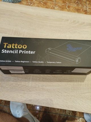 Impresora Tattoo Portátil Bluetooth Negra