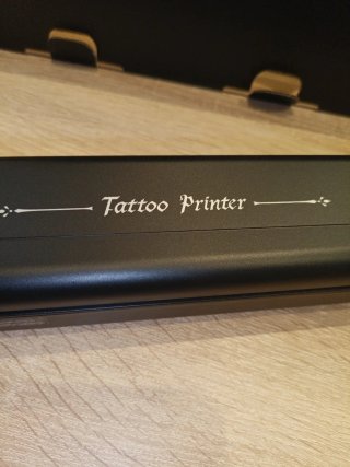Impresora Tattoo Portátil Bluetooth Negra