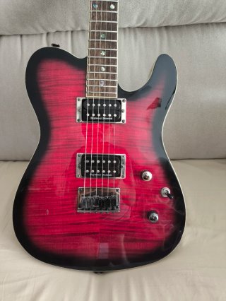 Fender Telecaster Custom FMT Roja