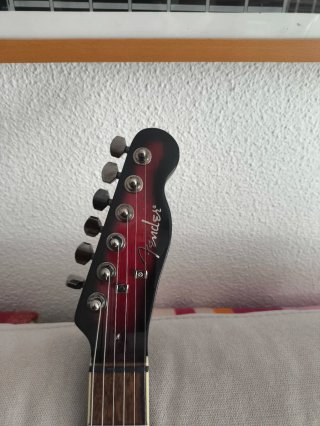 Fender Telecaster Custom FMT Roja