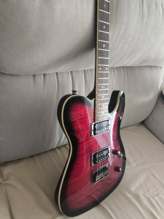Fender Telecaster Custom FMT Roja