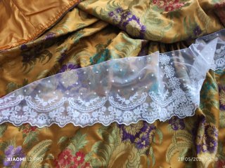 Manteletas Falleras  de tul blancas