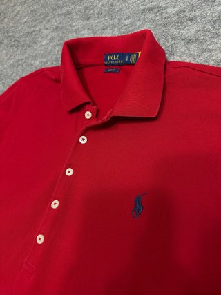 Polo Ralph Lauren Rojo Talla L Mujer