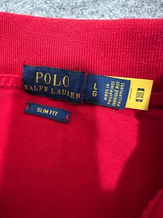 Polo Ralph Lauren Rojo Talla L Mujer