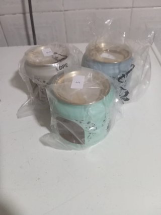 Lote 3 quemadores aromáticos
