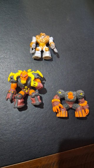 Lote 9 figuras + torre ELEMENTAL FUSION