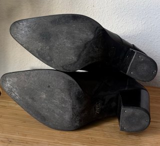 Botines Zara Piel Estilo Cowboy