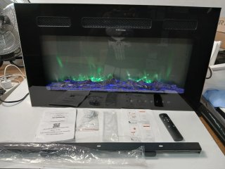 Chimenea Eléctrica Decorativa con Calefacción