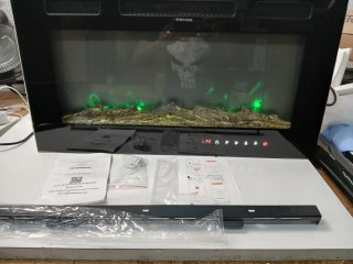 Chimenea Eléctrica Decorativa con Calefacción