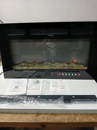 Chimenea Eléctrica Decorativa con Calefacción