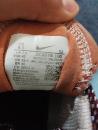 Zapatos Nike TS Originales Beige/Rosa
