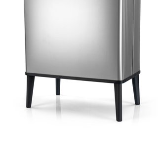 Cubo Basura Alto 54L Plata
