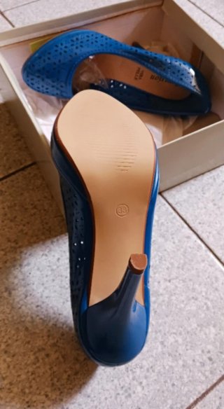 Décolleté Farrasion blu elettrico 38