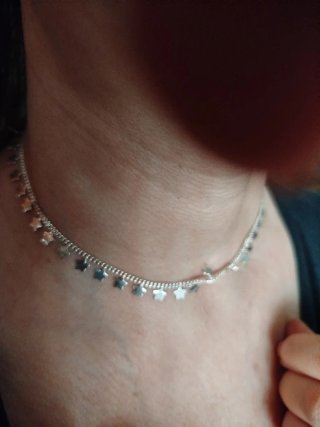 Collar Plata 925 con Estrellas