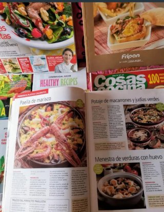 1X0,2€:COCINA:19X2€/DECORA:4X0,5€/N.GEOGRAP:9X2€