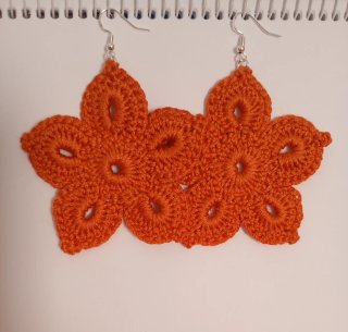Aretes Crochet Artesanales.