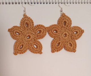 Aretes Crochet Artesanales.